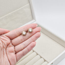 ARO DORADO SOL ESMALTADO BLANCO O NEGRO