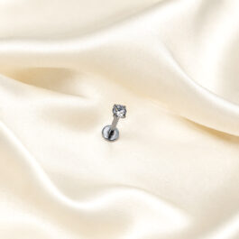 PIERCING DE ACERO PARA MENTON C/ 1 STRASS
