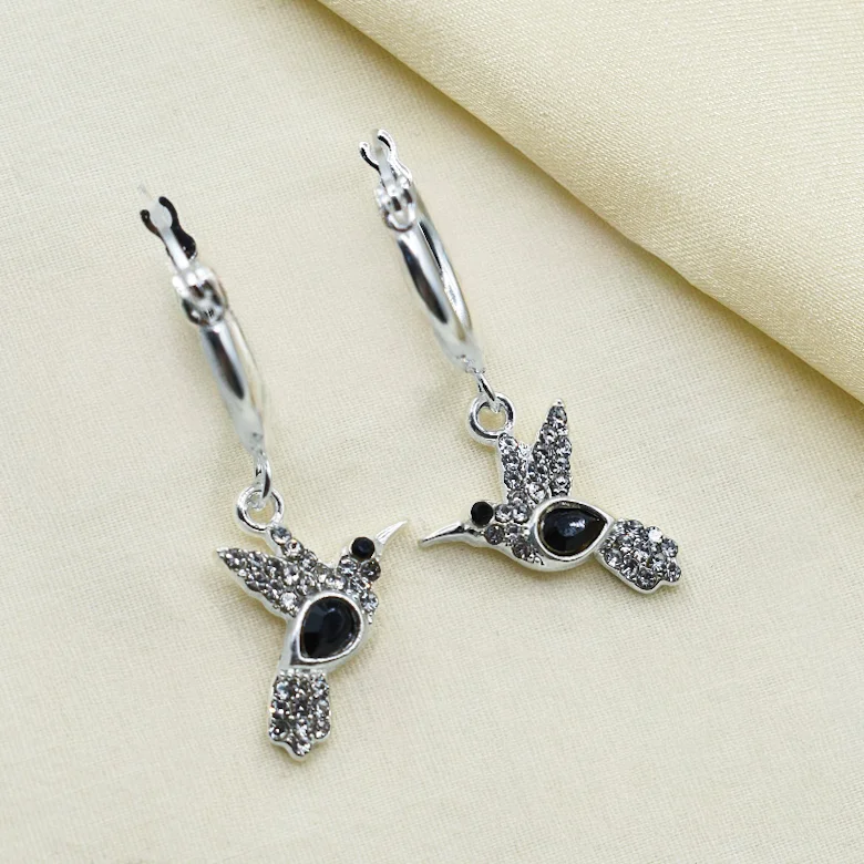 ARGOLLAS DE ACERO BLANCO COLIBRÍ MICROPAVE Y CUBIC - Imagen 7
