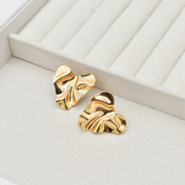 ARO DE ACERO DORADO CORAZON TIPO CHAPON