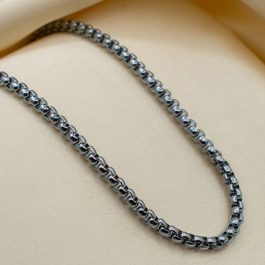 CADENA DE ACERO ROLO CUADRADA 3.5MM DE 50CM