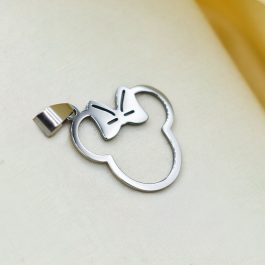 DIJE DE ACERO DISNEY MODELO MINIE CALADA