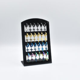 ARGOLLA DE ACERO VARIOS COLORES C/ CRUCES X12