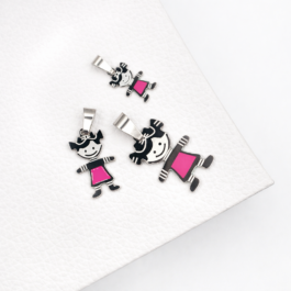 DIJE ACERO NENES ESMALTADOS MEDIANO