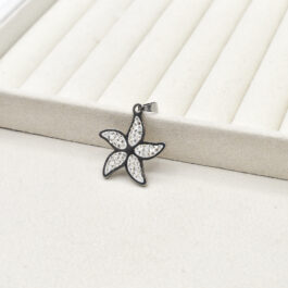 DIJE DE ACERO ESTRELLITA DE MAR MULTI-STRASS GRANDE