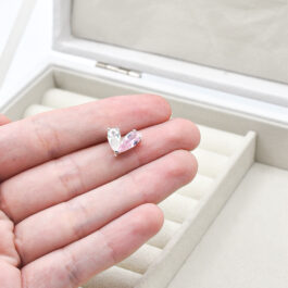 DIJE ITALIANO PASANTE 2 CUBIC EN FORMA DE GOTA