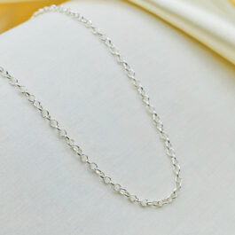 CADENA DE PLATA ROLO 4.8GM-45CM 2MM