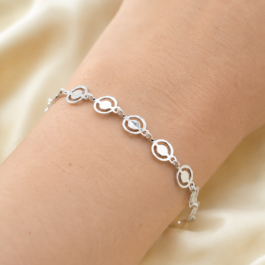 PULSERA ITALIANA MONEDITAS CALADAS