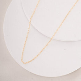 CADENA DE ORO14K ESPEJITO 60CM