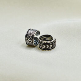 ARO DE PLATA CUFF TIPO BALI (POR UNIDAD)