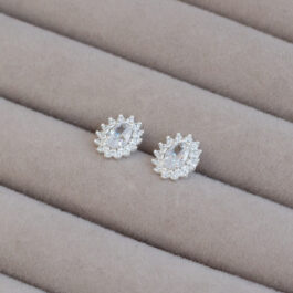 ARO DE PLATA TIPO GIRASOL MICROPAVE MEDIANO