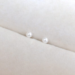 ARO DE PLATA PERLA 4MM