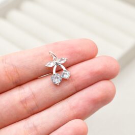 DIJE ITALIANO CEREZA C/ CUBIC