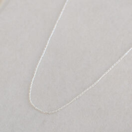 CADENA DE PLATA CARTIER 1X1 FINA 50 CM