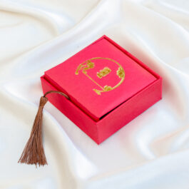 ESTUCHE ORIENTAL ROJO PARA ESCLAVA