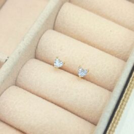 ABRIDOR BAÑO DE ORO 18K TIPO CHISPITA CORAZON