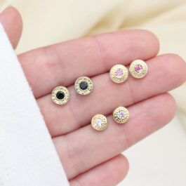 ARO DE PLATA Y ORO BULGARI CON CUBIK CHICO