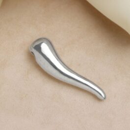 DIJE DE PLATA CUERNO GRANDE