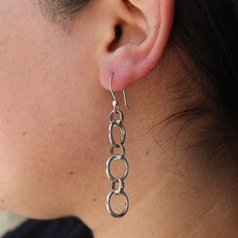 ARO PLATA COLGANTE TRES CIRCULOS