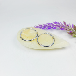 ARGOLLA PLATA Y ORO DOUBLE  N5 20MM