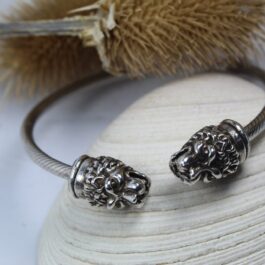 ESCLAVA DE PLATA DOBLE DRAGON TIPO SOGA