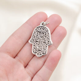 DIJE DE PLATA INFLADA MANO DE FÁTIMA