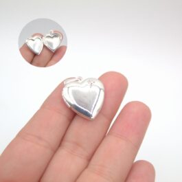 DIJE ITALIANO CORAZON RELICARIO C/CUBIC