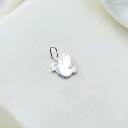 DIJE DE PLATA ESPIRITU SANTO LISO