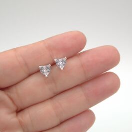 ARO DE PLATA CUBIC CORAZON BLANCO C/ENGARCE