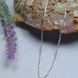 CADENA DE PLATA VENECIANA FINA 45CM