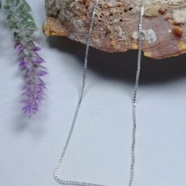 CADENA DE PLATA VENECIANA FINA 50CM