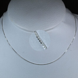 CADENA DE PLATA VENECIANA FINA 50CM