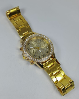 RELOJ METAL ESMALTADO C/ STRASS