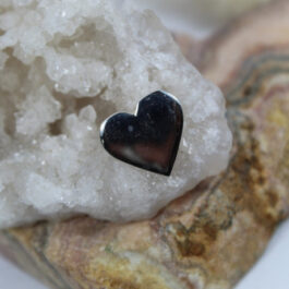 DIJE DE PLATA CORAZÓN LISO CHICO