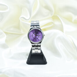 RELOJ DAKOT SINDERELA MALLA ACERO FONDO VIOLETA