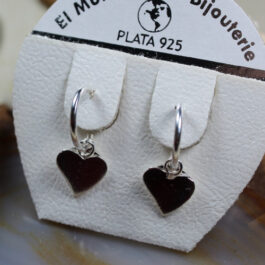 ARGOLLA DE PLATA DOBLE CORAZÓN