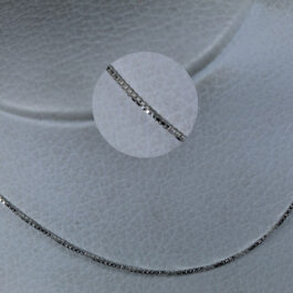 CADENA DE PLATA VENECIANA 40CM C/ALARGUE 2.3 GM