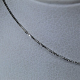 CADENA DE PLATA VENECIANA 40CM C/ALARGUE 2.3 GM