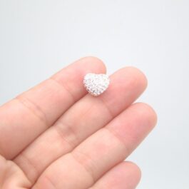 DIJE ITALIANA CORAZON PASANTE MICROPAVE