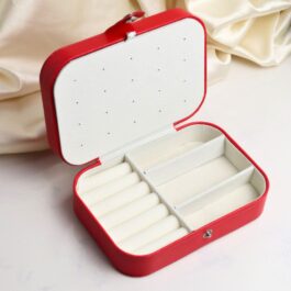 JOYERO CUERINA BLANCO O ROJO