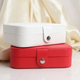 JOYERO CUERINA BLANCO O ROJO