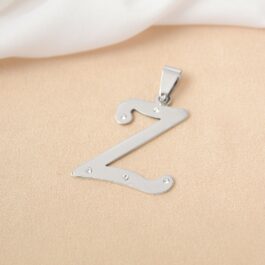 DIJE DE ACERO INICIAL C/4 O 5 STRASS