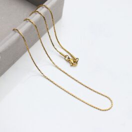 CADENA DE ACERO DORADO ARTICULADA RIGIDA 0.8 55CM