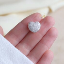 DIJE EN PLATA CORAZON MICROPAVE