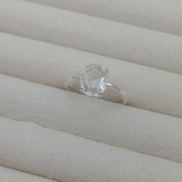 CINTILLO DE PLATA C/PIEDRA OVAL COLOR