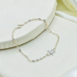 PULSERA DE PLATA C/DIJES VARIAS FORMAS EN CUBIC