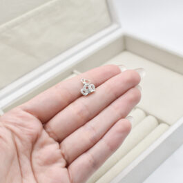 DIJE ITALIANO CORONA C/ CUBIC Y MICROPAVE