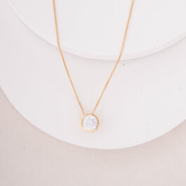 CONJUNTO CADENA Y DIJE ORO 14K SUSANITO CHICO