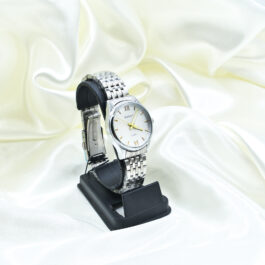 RELOJ DAKOT DAMA  METAL COMBINADO LADY SHINE NUMEROS DORADOS